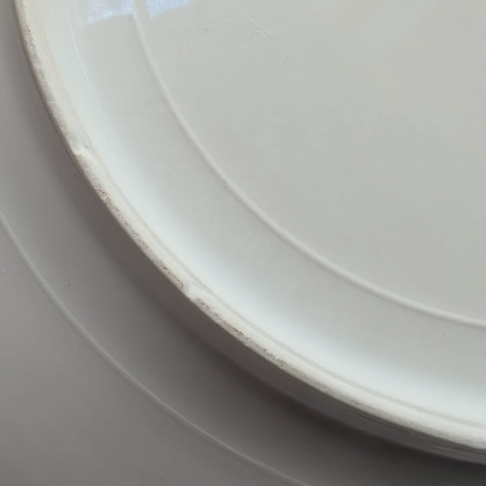 Limoges J. Pouyat Porcelain Pink Floral Gold  Scalloped Rim Porcelain Plate - Picture 5 of 5